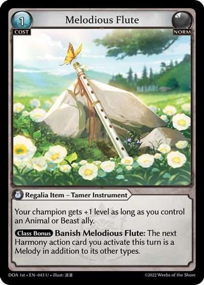 Melodious Flute - 043 - Uncommon - Dawn of Ashes 1st Edition