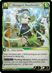 Menagerie Beastbonder - 215 - Common - Dawn of Ashes 1st Edition