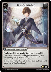 Rai, Spellcrafter - 007 - Common - Dawn of Ashes 1st Edition