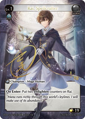 Rai, Spellcrafter - 007 - Collector Ultra Rare - Dawn of Ashes 1st Edition