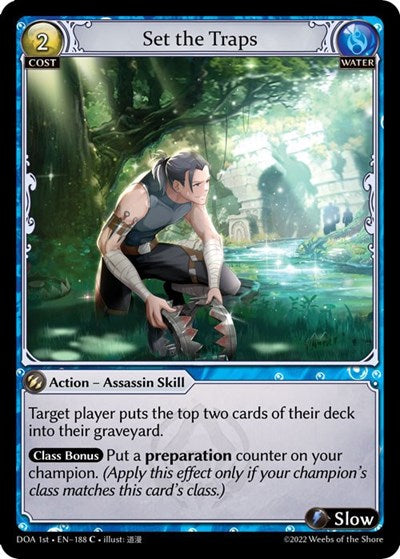Set the Traps - 188 - Common - Dawn of Ashes 1st Edition