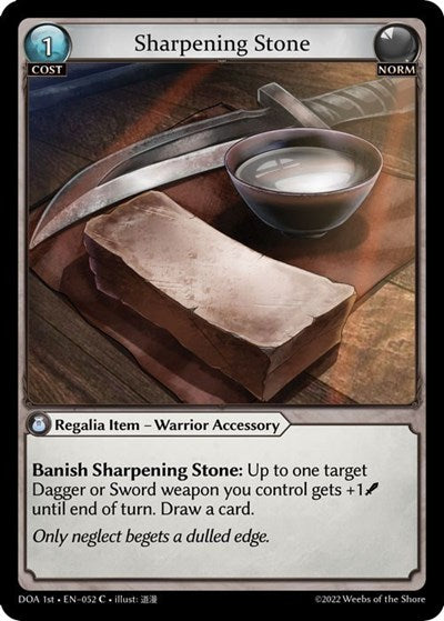 Sharpening Stone - 052 - Common - Dawn of Ashes 1st Edition