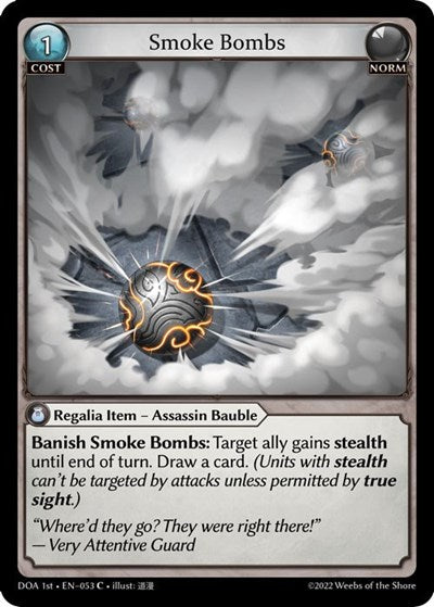 Smoke Bombs - 053 - Common - Dawn of Ashes 1st Edition