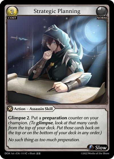 Strategic Planning - 111 - Common - Dawn of Ashes 1st Edition