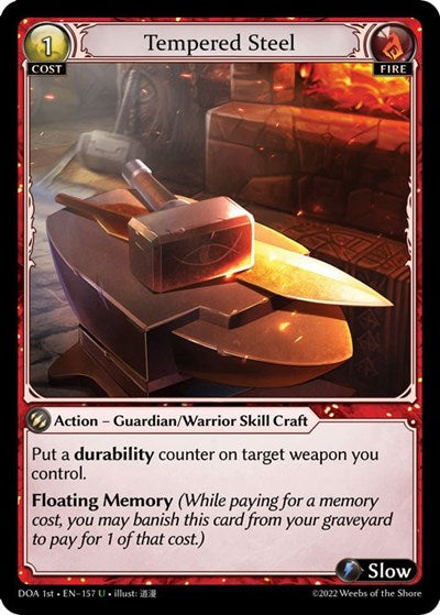 Tempered Steel - 157 - Uncommon - Dawn of Ashes 1st Edition