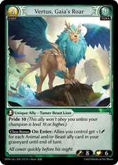 Vertus, Gaia's Roar - 275 - Rare - Dawn of Ashes 1st Edition