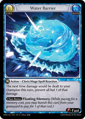 Water Barrier - 197 - Uncommon - Dawn of Ashes 1st Edition