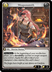 Weaponsmith - 116 - Common - Dawn of Ashes 1st Edition