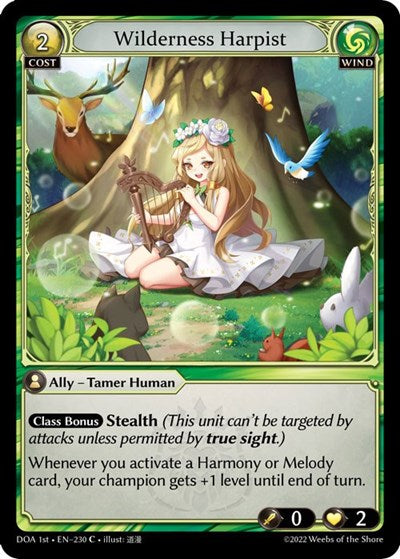 Wilderness Harpist - 230 - Common - Dawn of Ashes 1st Edition