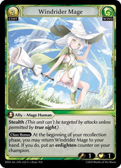 Windrider Mage - 232 - Uncommon - Dawn of Ashes 1st Edition