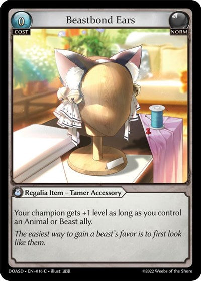 Beastbond Ears - 016 - Common - Dawn of Ashes Starter Decks