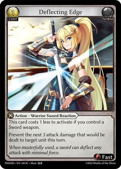 Deflecting Edge - 043 - Common - Dawn of Ashes Starter Decks