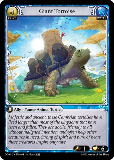 Giant Tortoise - 078 - Uncommon - Dawn of Ashes Starter Decks