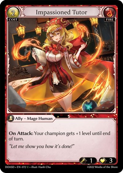 Impassioned Tutor - 072 - Uncommon - Dawn of Ashes Starter Decks