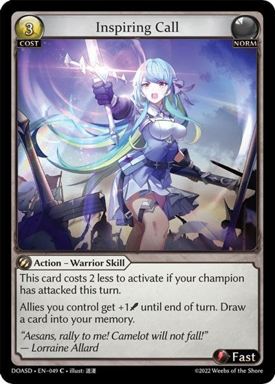 Inspiring Call - 049 - Common - Dawn of Ashes Starter Decks