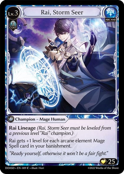Rai, Storm Seer - 009 - Common - Dawn of Ashes Starter Decks