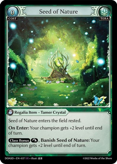 Seed of Nature - 037 - Super Rare - Dawn of Ashes Starter Decks