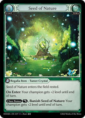 Seed of Nature - 037 - Super Rare - Dawn of Ashes Starter Decks