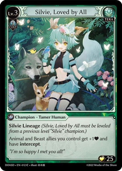 Silvie, Loved by All - 012 - Common - Dawn of Ashes Starter Decks