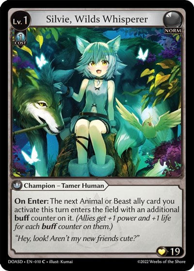 Silvie, Wilds Whisperer - 010 - Common - Dawn of Ashes Starter Decks