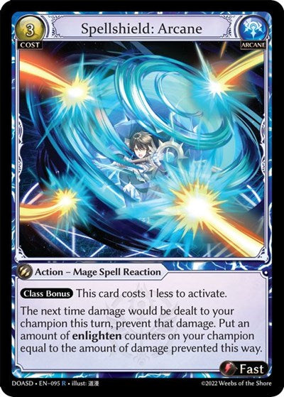 Spellshield: Arcane - 095 - Rare - Dawn of Ashes Starter Decks