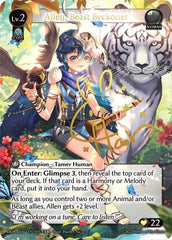 Allen, Beast Beckoner - 016 - Collector Super Rare - Dawn of Ashes Alter Edition