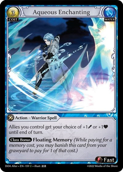 Aqueous Enchanting - 159 - Uncommon - Dawn of Ashes Alter Edition
