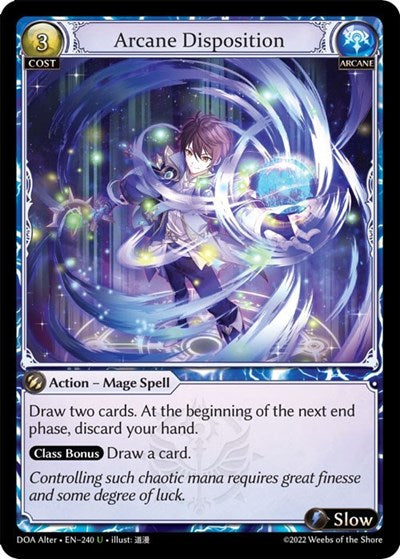 Arcane Disposition - 240 - Uncommon - Dawn of Ashes Alter Edition