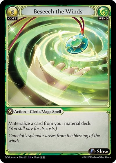 Beseech the Winds - 201 - Super Rare - Dawn of Ashes Alter Edition