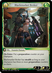 Blackmarket Broker - 202 - Common - Dawn of Ashes Alter Edition
