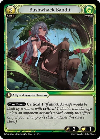 Bushwhack Bandit - 203 - Common - Dawn of Ashes Alter Edition