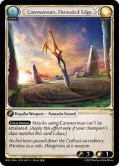 Carnwennan, Shrouded Edge - 065 - Rare - Dawn of Ashes Alter Edition