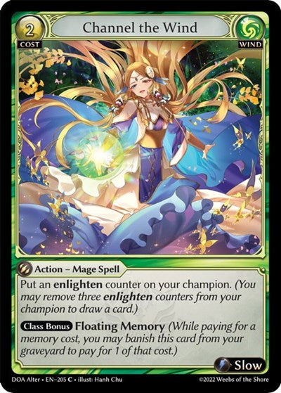 Channel the Wind - 205 - Common - Dawn of Ashes Alter Edition