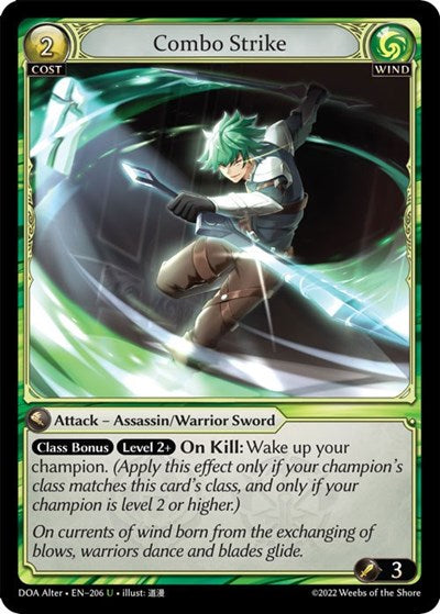 Combo Strike - 206 - Uncommon - Dawn of Ashes Alter Edition