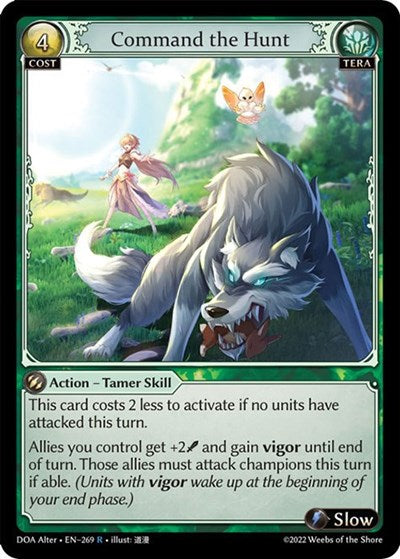 Command the Hunt - 269 - Rare - Dawn of Ashes Alter Edition