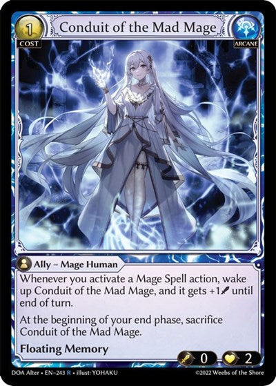 Conduit of the Mad Mage - 243 - Rare - Dawn of Ashes Alter Edition