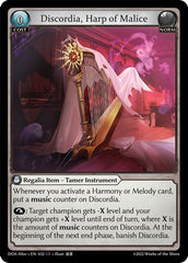 Discordia, Harp of Malice - 032 - Super Rare - Dawn of Ashes Alter Edition
