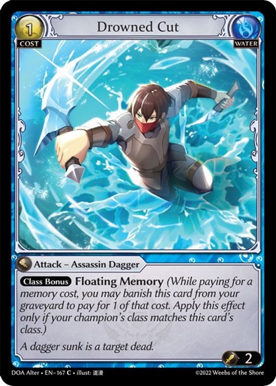 Drowned Cut - 167 - Common - Dawn of Ashes Alter Edition