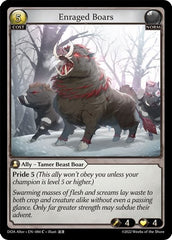 Enraged Boars - 084 - Common - Dawn of Ashes Alter Edition