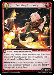 Erupting Rhapsody - 132 - Rare - Dawn of Ashes Alter Edition