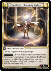 Excalibur, Cleansing Light - 259 - Rare - Dawn of Ashes Alter Edition