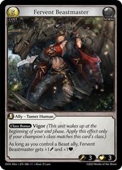 Fervent Beastmaster - 086 - Super Rare - Dawn of Ashes Alter Edition