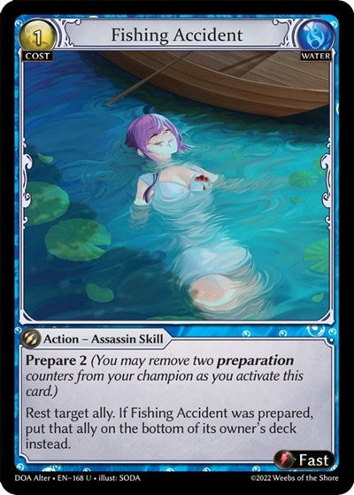 Fishing Accident - 168 - Uncommon - Dawn of Ashes Alter Edition