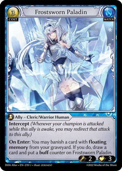 Frostsworn Paladin - 278 - Uncommon - Dawn of Ashes Alter Edition