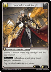 Galahad, Court Knight - 087 - Super Rare - Dawn of Ashes Alter Edition