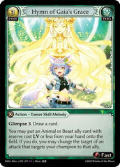 Hymn of Gaia's Grace - 271 - Super Rare - Dawn of Ashes Alter Edition