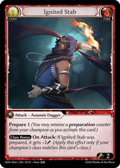Ignited Stab - 141 - Common - Dawn of Ashes Alter Edition