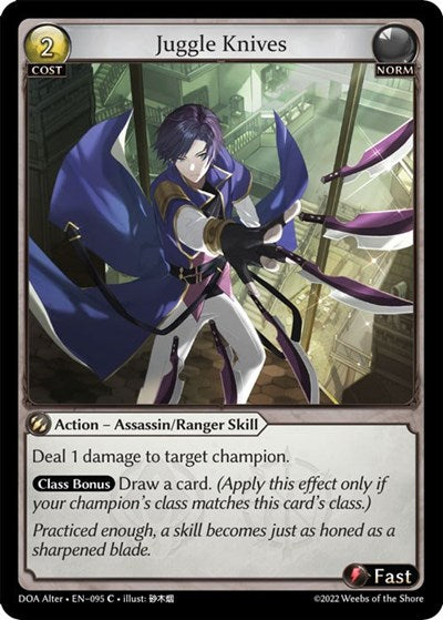 Juggle Knives - 095 - Common - Dawn of Ashes Alter Edition