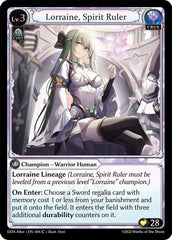 Lorraine, Spirit Ruler - 006 - Common - Dawn of Ashes Alter Edition