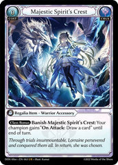 Majestic Spirit's Crest - 063 - Ultra Rare - Dawn of Ashes Alter Edition